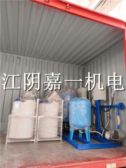 上海客戶預定的定壓補水裝置及全自動加藥裝置發貨啦！