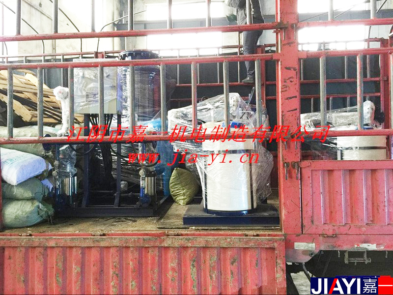 發(fā)往杭州的定壓補水真空排氣機組