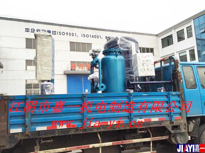 發往南通洲際酒店的凝結水回收裝置